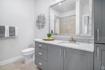 Framed vanity mirrors
